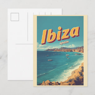 oude reis Spanje IBIZA Balearen cadeaus Briefkaart