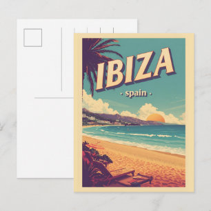 oude reis Spanje IBIZA Balearen cadeaus Briefkaart