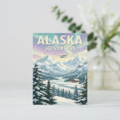Oude Reisansichtkaart | Alaska Briefkaart (Staand voorkant)