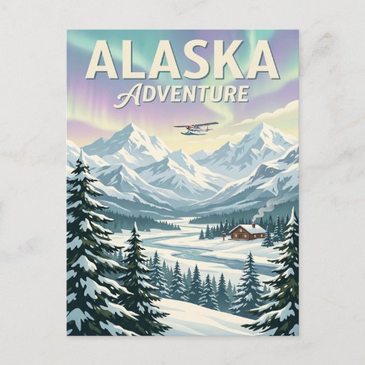 Oude Reisansichtkaart | Alaska Briefkaart (Voorkant)