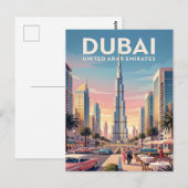 Oude Reisansichtkaart | Dubai Briefkaart (Voorkant / Achterkant)