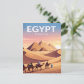 Oude Reisansichtkaart | Egypte Briefkaart (Staand voorkant)