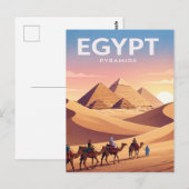 Oude Reisansichtkaart | Egypte Briefkaart (Voorkant / Achterkant)