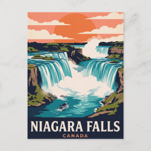 Oude Reisansichtkaart Niagara Falls Canada Briefkaart