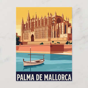 Oude Reisansichtkaart Palma de Mallorca Briefkaart