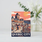 Oude Reisansichtkaart Quebec Stad Canada Briefkaart (Staand voorkant)