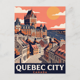 Oude Reisansichtkaart Quebec Stad Canada Briefkaart