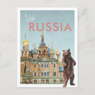 Oude Reisansichtkaart   Rusland Briefkaart