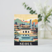 Oude Reisansichtkaart | Seoul Briefkaart (Staand voorkant)