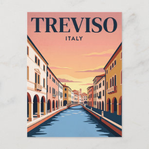 Oude Reisansichtkaart   Treviso, Italië Briefkaart