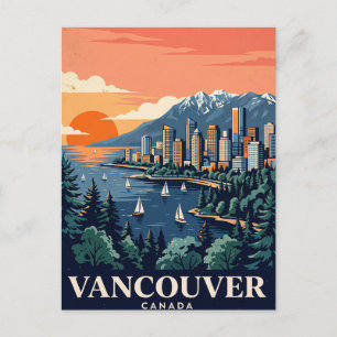 Oude Reisansichtkaart Vancouver Canada Briefkaart