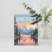 Oude Reisansichtkaart | Vancouver Canada Briefkaart (Staand voorkant)