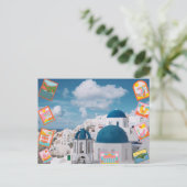 Oude Reisbriefkaart Briefkaart (Staand voorkant)