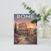 Oude Reisbriefkaart Rome Briefkaart (Staand voorkant)