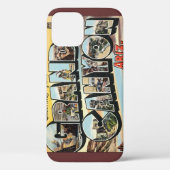 Oude reiskaarten van Grand Canyon Arizona Case-Mate iPhone Case (Achterkant)