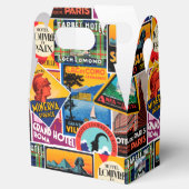 Oude Reislabels Bedankdoosjes (Geopend)