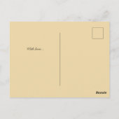 Oude Reisposter, aanpasbare Valentijnsdag Briefkaart (Achterkant)