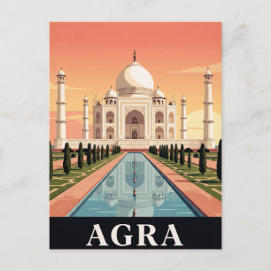 Oude Reisposter AGRA Briefkaart