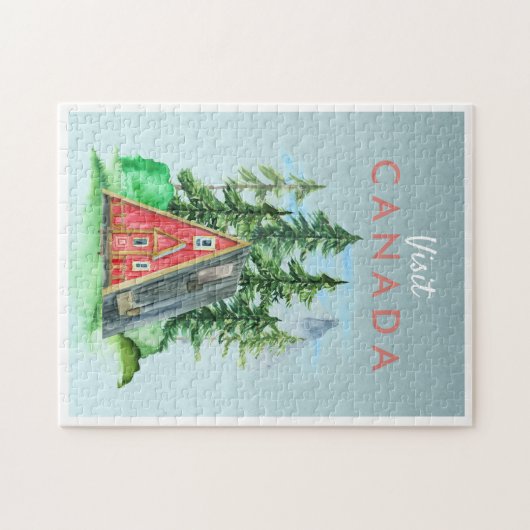 Oude Reisposter | Canada Legpuzzel (Horizontaal)