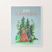 Oude Reisposter | Canada Legpuzzel (Verticaal)
