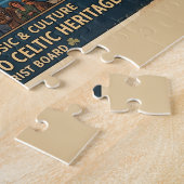 Oude reisposter Dublin Ierland Legpuzzel (Zijkant)