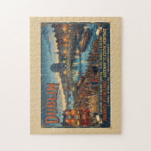 Oude reisposter Dublin Ierland Legpuzzel (Verticaal)