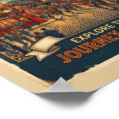 Oude reisposter Dublin Ierland Poster (Hoek)