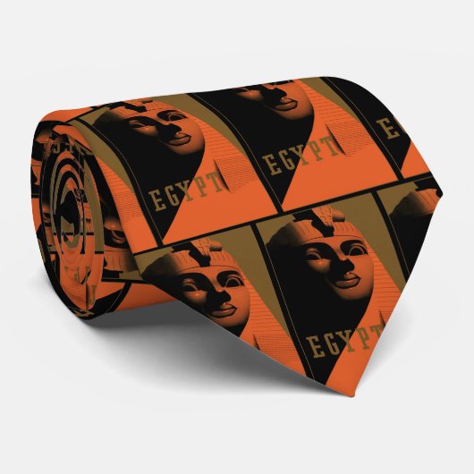 Oude reisposter, Egypte, Afrika met Sfinx Stropdas (Opgerold)