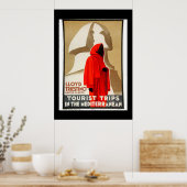 Oude Reisposter Egypte Middellandse Zee Poster (Keuken)