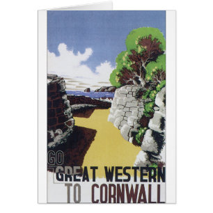 Oude reisposter Geweldig Western