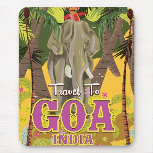 Oude reisposter Goa India Muismat (Voorkant)