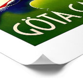 Oude Reisposter Gota Kanaal Poster (Hoek)