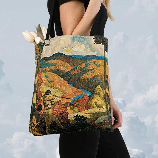 Oude Reisposter, In Old Kentucky, NC Wyeth Tote Bag