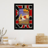 Oude Reisposter Italië Adriatische Zee 2 Poster (Keuken)