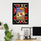 Oude Reisposter Italië Adriatische Zee 2 Poster (Thuiskantoor)