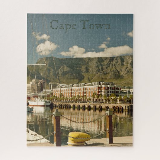 Oude Reisposter Kaapstad Legpuzzel (Verticaal)