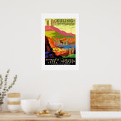 Oude Reisposter Kuling China Poster (Keuken)