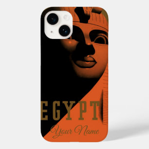 Oude reisposter met Sfinx, Egypte, Afrika Case-Mate iPhone Case