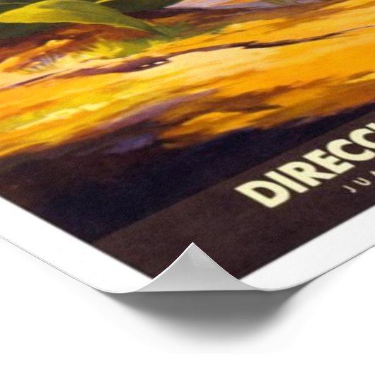 Oude Reisposter Mexico 2 Poster (Hoek)