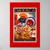 Oude Reisposter Mexico 2 Poster (Voorkant)
