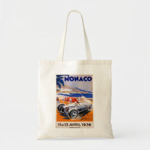 oude reisposter montecarlo-monaco tote bag