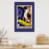 Oude Reisposter Montserrat Spanje Poster (Keuken)