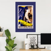 Oude Reisposter Montserrat Spanje Poster (Thuiskantoor)