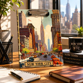 Oude Reisposter New York City Klembord
