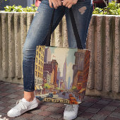 Oude Reisposter New York City Tote Bag