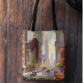 Oude Reisposter New York City Tote Bag