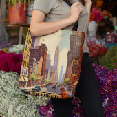 Oude Reisposter New York City Tote Bag