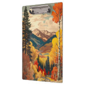 Oude Reisposter Rocky Mountains Klembord (Links)