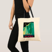 Oude Reisposter, Taku-gletsjer, Alaska Tote Bag (Voorkant (product))