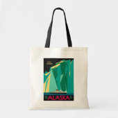 Oude Reisposter, Taku-gletsjer, Alaska Tote Bag (Voorkant)